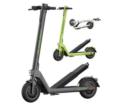 E-Scooter STREETBOOSTER Sirius in schwarz und grün und weiß