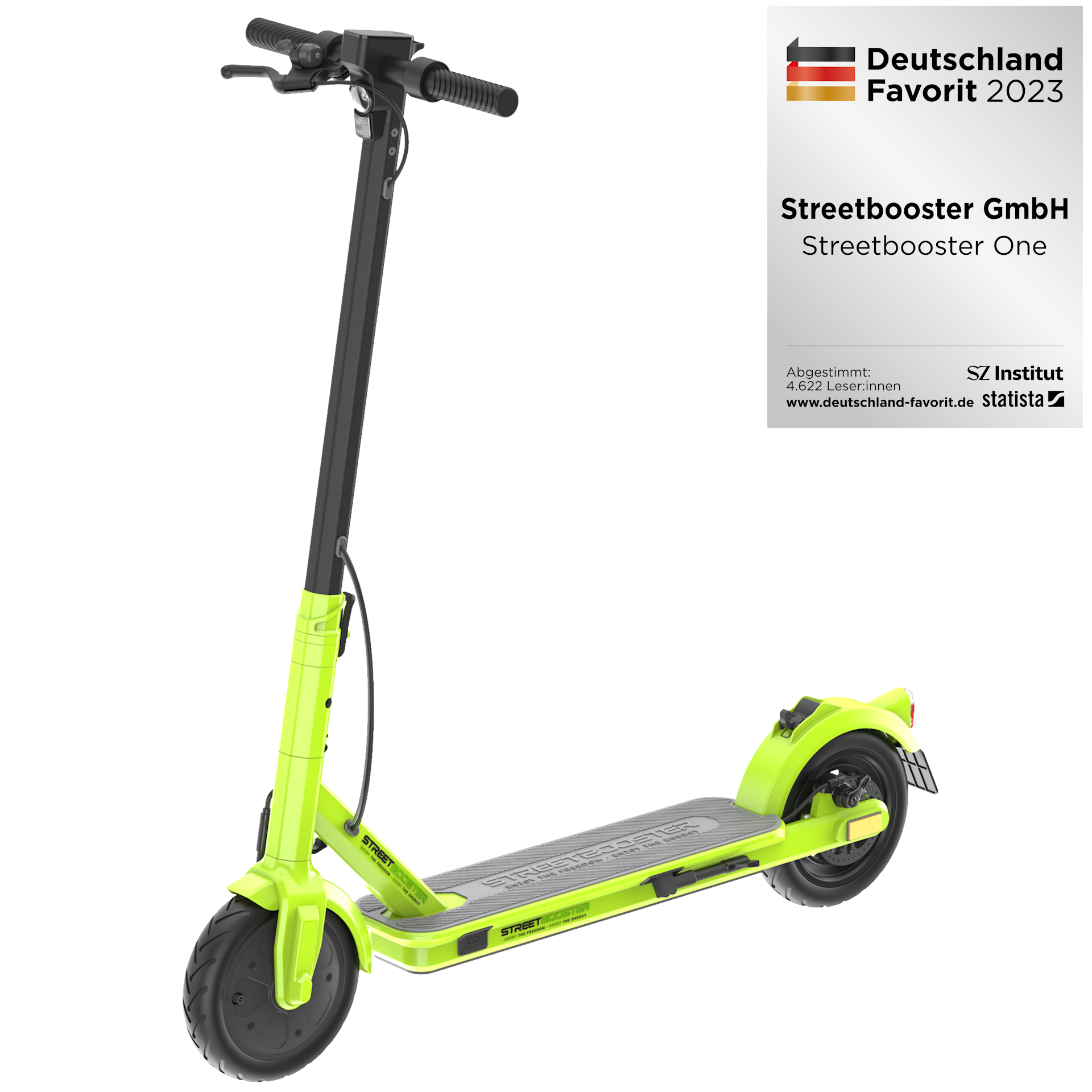 E-Scooter STREETBOOSTER One grün