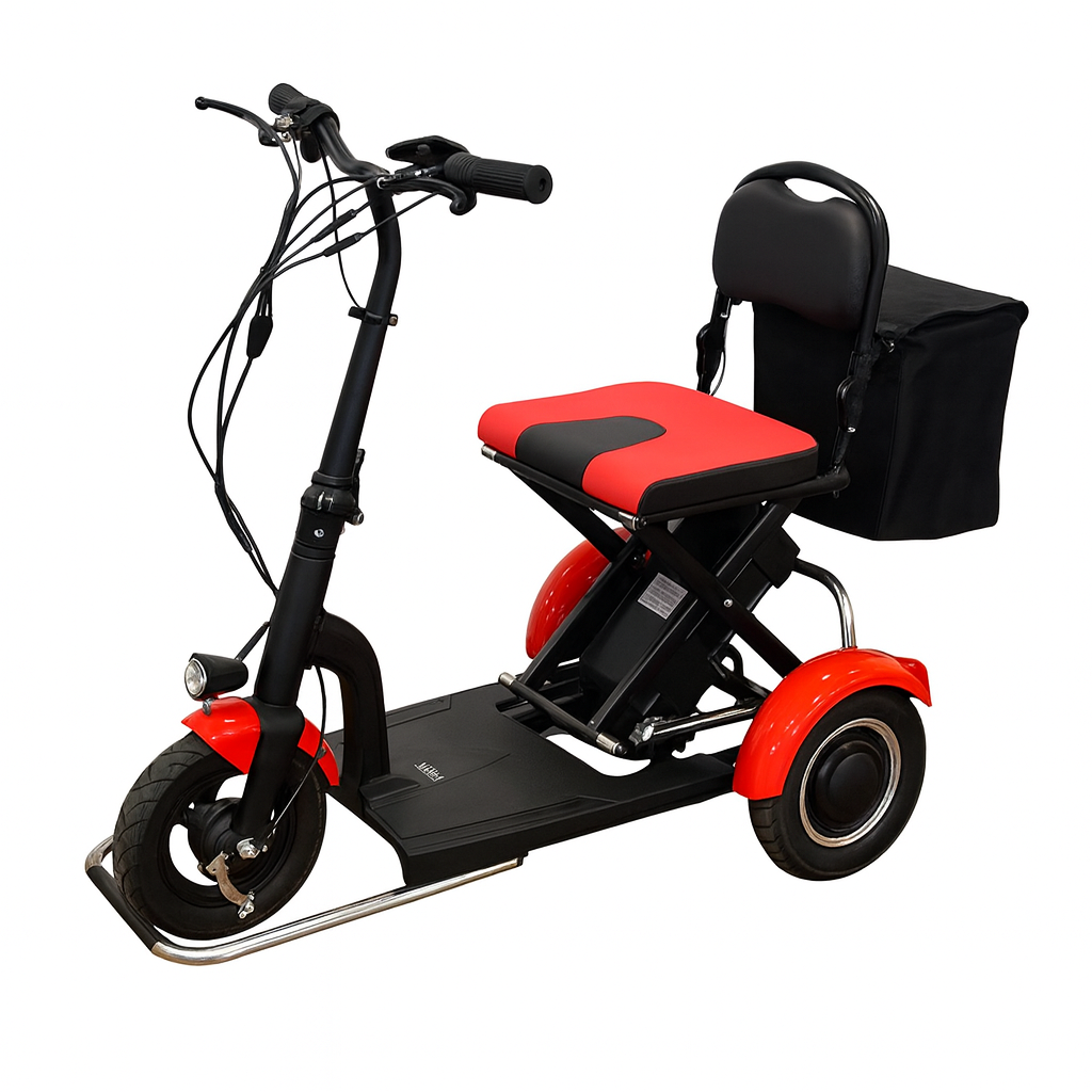 RollVita - Faltbares Elektromobil für Senioren, Roller, Transport, Fahrzeug, Maschine, Rad