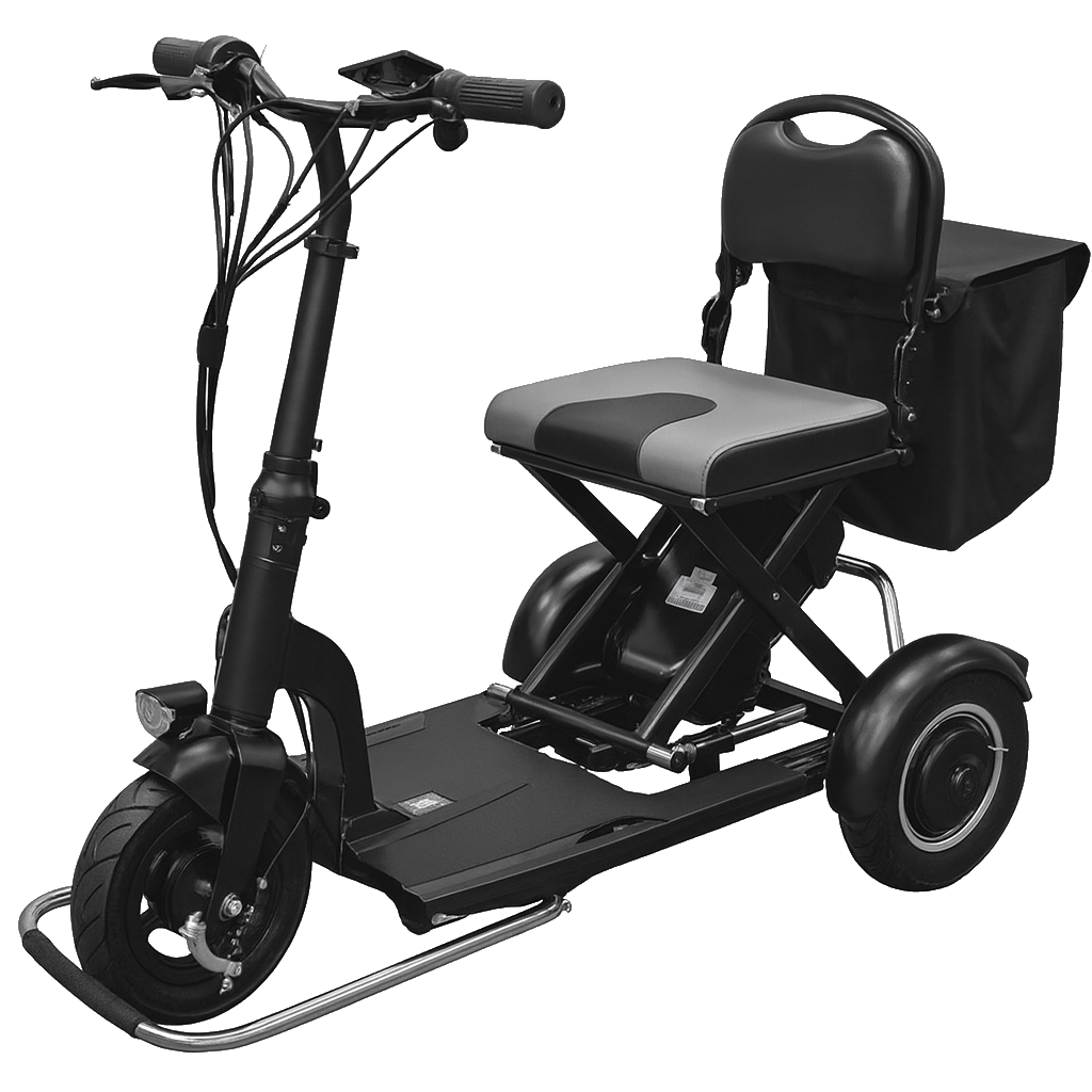 RollVita One - Faltbares Elektromobil als kompakter Alleskönner, Roller, Fahrzeug, Maschine, Rad, Motorrad