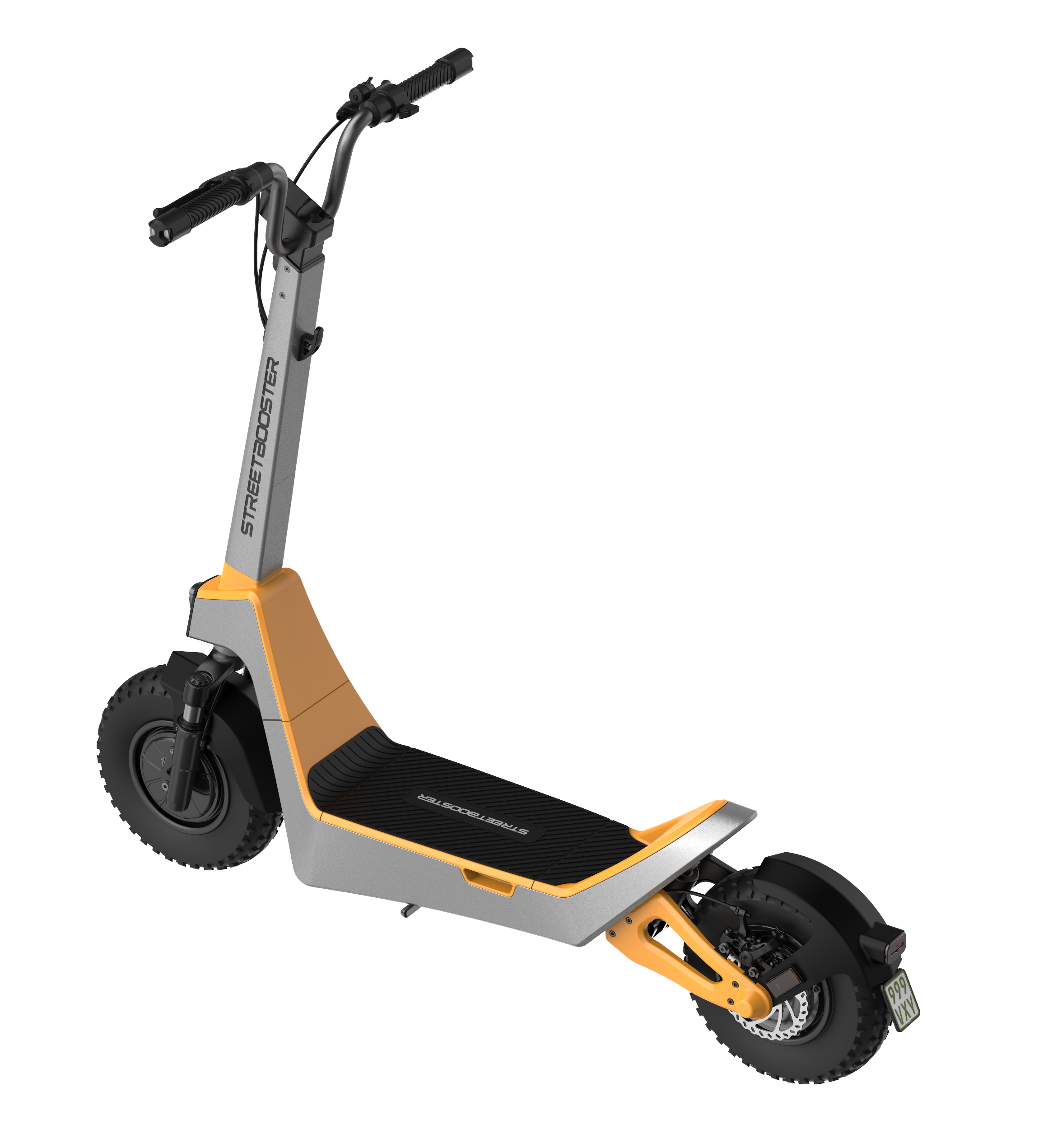 E-Scooter STREETBOOSTER Castor silber, Roller, Transport, Fahrzeug, Rasenmäher, Werkzeug