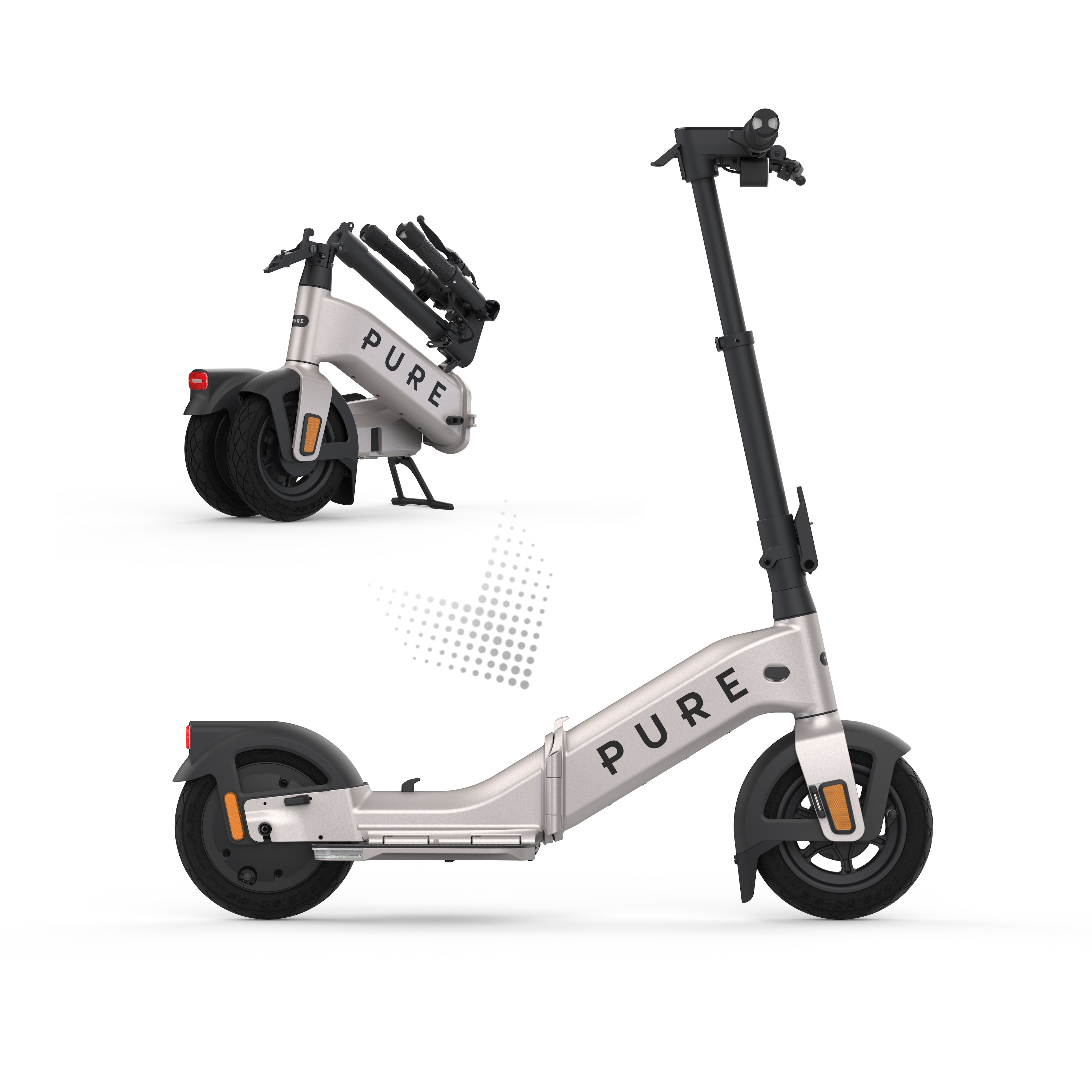 PURE Flex Platino, Roller, Transport, Fahrzeug, E-Scooter
