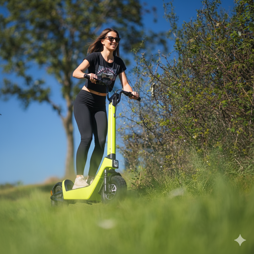 E-Scooter STREETBOOSTER Pollux, Gras, Pflanze, Rasen, E-Scooter, Roller, Gras, Pflanze, Rasen, E-Scooter, Roller